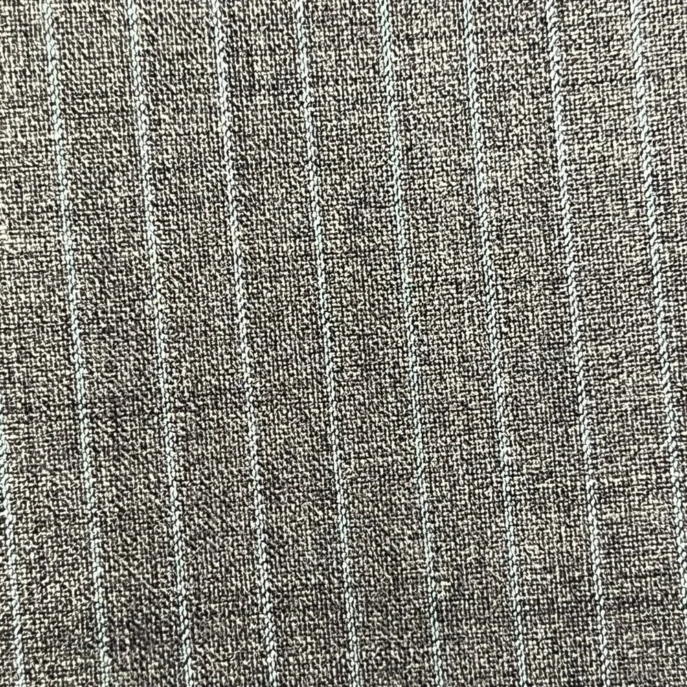 VTG‎ Innocenti Tom James Jacket 46 Grey Blue Pinstripe 2 Button Single Breasted